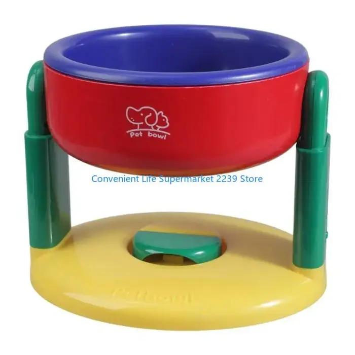 Support bol pour chien réglable en hauteur pour plupart des races avec plats couleur vive