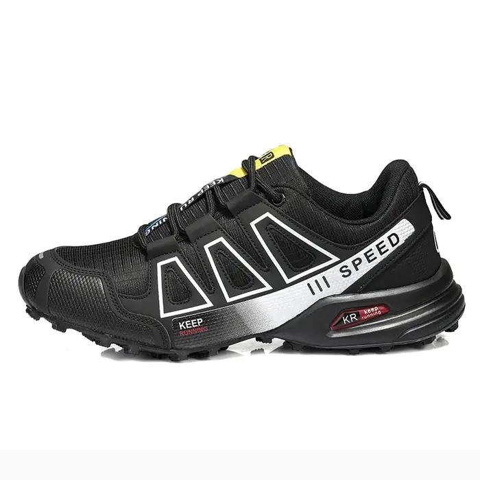 2025 nouveaux hommes chaussures de randonnée en plein air chaussures de sport imperméables confortables en cuir randonnée bottes d'entraînement grande taille chaussure tactique hommes