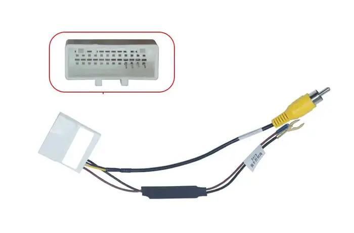 Adaptateur C16 broches pour Kia Soul Ceed Sorento 2 Cerato 3 Caméra de recul Harnais Retention Accessoire Plastique Argent Or Vert