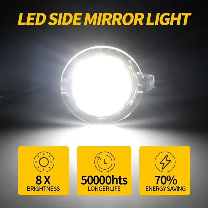 Feux de plaque de rétroviseur de voiture, lampe LED, lanterne, accessoires auto, Ford Edge, Mondeo,