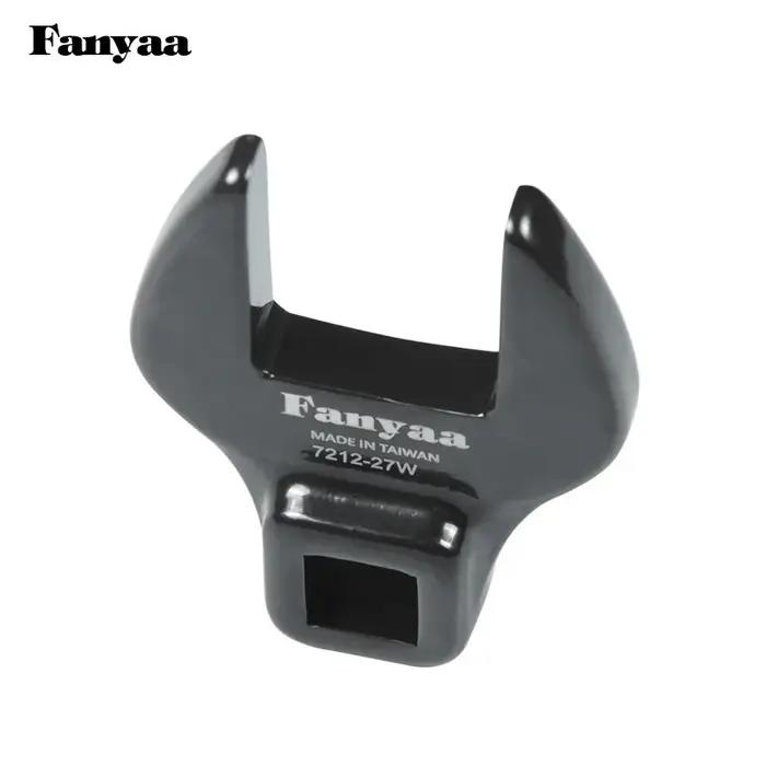 Tête de clé à pied de biche à extrémité ouverte Fanyaa, pièce de raccord de tête de clé à cliquet à