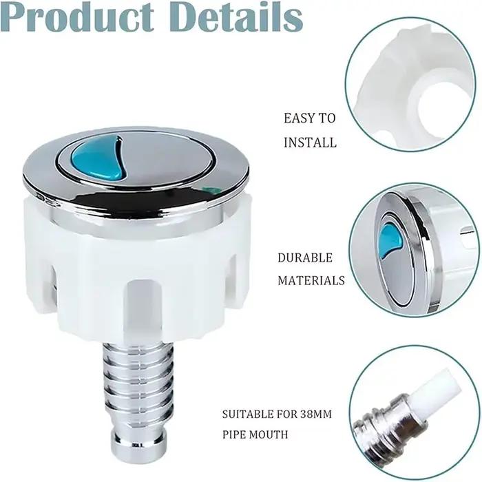 Bouton de chasse d'eau pour toilettes