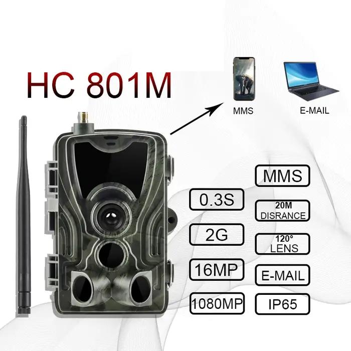 Caméra de chasse et de suivi des sentiers du gibier 2G, 20MP 1080P MMS/SMTP/SMS, sans fil, piège pho