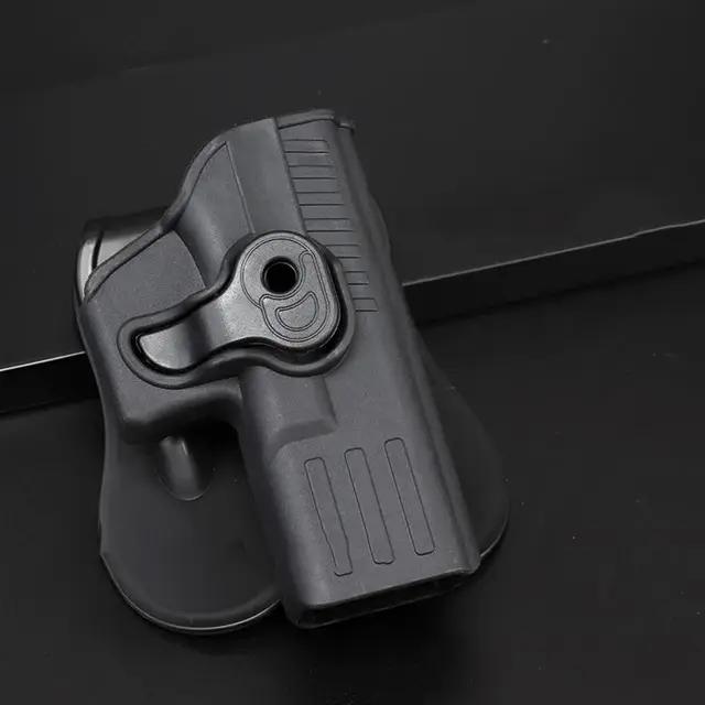 Étui tactique pour pistolet droit/gauche pour G17 19 9MM Chasse Verrouillage rapide Ceinture
