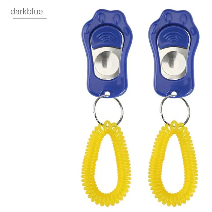 2 pièces en forme de patte chien Clicker jouets animaux de compagnie formation Clickers obéissance chien animaux formation formateur clic