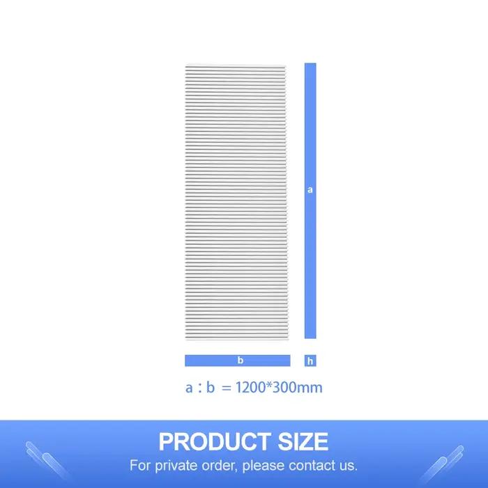 Papier filtre HEPA générique DIY 300*1200mm avec plis de 20mm pour purificateur d'air de voiture fai
