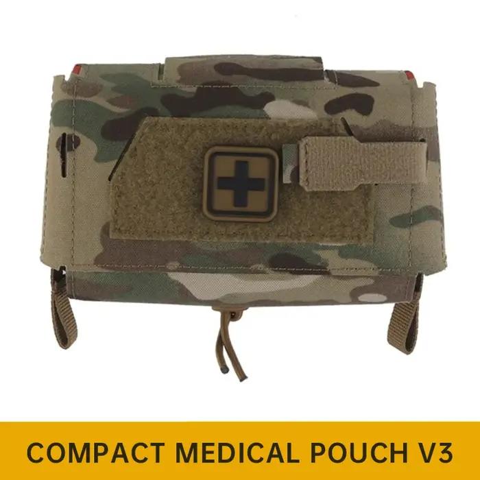 Poche médicale tactique compacte IFAK GEN3 pour hommes gilet de chasse ceinture tactique occasions spéciales activités plein air sécurité