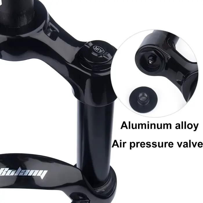 Bolany – fourche vtt en alliage de magnésium, suspension à pression d'air 26 27.5 29 pouces, contrôl