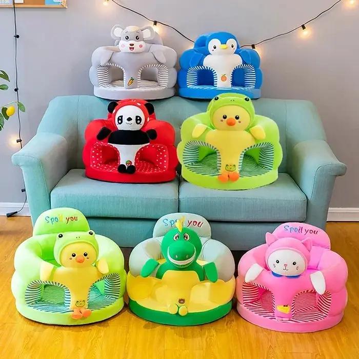 Housse de siège de Support de canapé pour bébé, mignonne, en peluche, pour apprendre à s'asseoir, ch