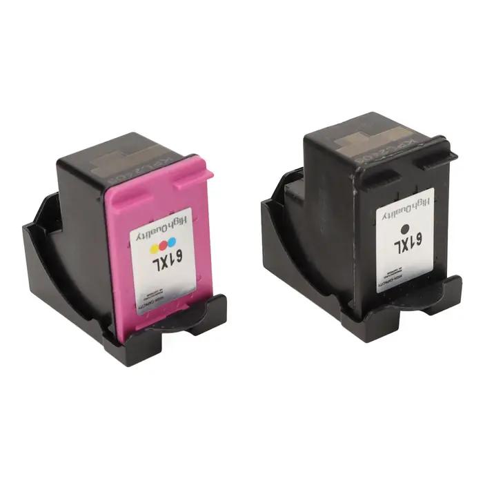 Cartouches d'encre de remplacement noires 61XL, 2 pièces, pour HP Envy 4500, Deskjet 1000, 1056, 1510, 1512, 1010, OfficeJet 4630