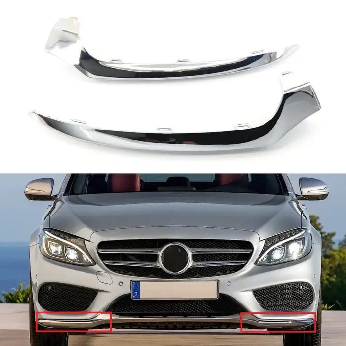 Pare-chocs avant chromé côté droit pour Mercedes, W205, C300, C350, C200, 2058851374, 2058851474, 20