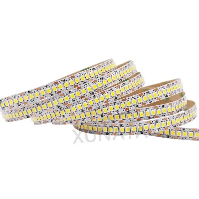480 LED s/m SMD 2835 bande LED 24 V 12 V 5 M 2400 LED Double rangée