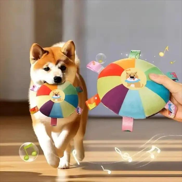 Jouet en peluche sonore pour chien