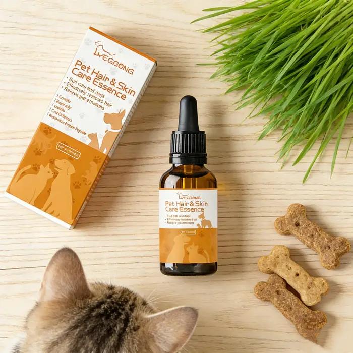 Sérum Nourrissant pour Poils de Chien Yegbong – Gouttes Hydratantes