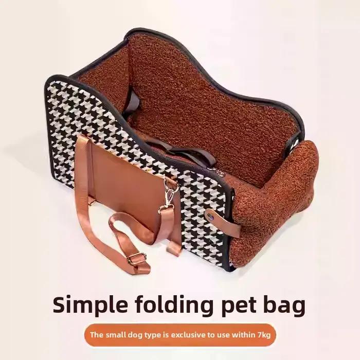 Lit de voiture pour chien, Console centrale, coussin de siège de sécurité pour animaux de compagnie,