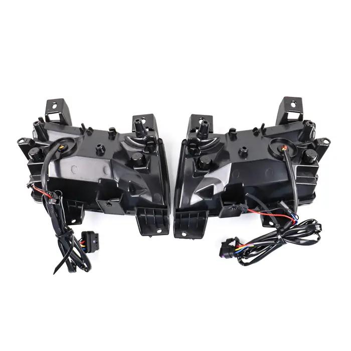 Clignotant de garde-boue LED feu de jour DRL pour Jeep Wrangler JL Sport 2018 2019 2020 clignotant blanc élégance sécurité conduite nocturne