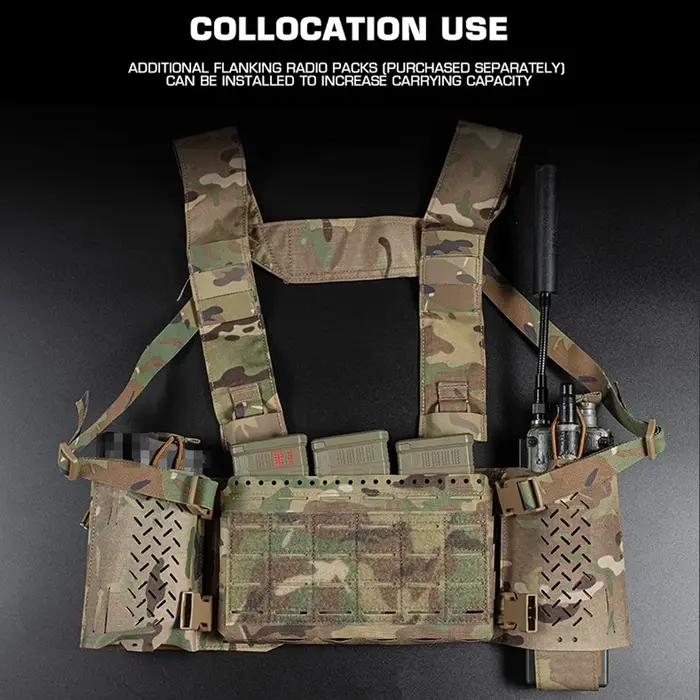 MK5 plate-forme de poitrine Molle SS MKV Micro châssis de combat Placard 5.56 Triple pochette gilet