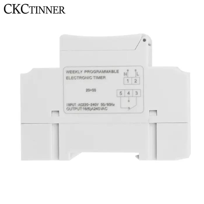 Minuterie numérique LCD AHC15A, relais de temps Programmable, contrôleur de commutateur 12V 24V 48V