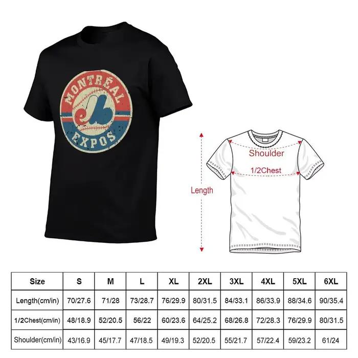 Montreal Expos 1969 T-Shirt t shirt man cotton t shirts for man cotton T-Shirt
