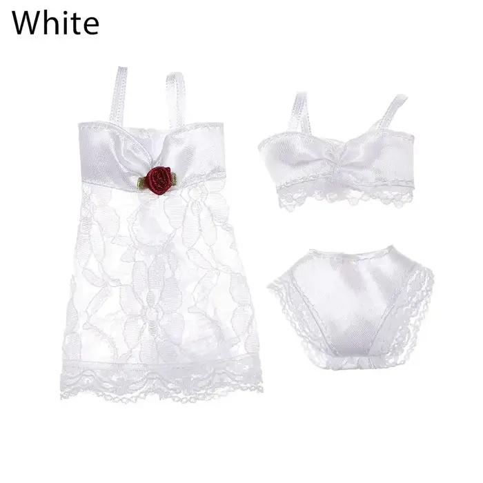 Ensemble de sous-vêtements en dentelle douce pour poupées Blythe 1/6 BJD