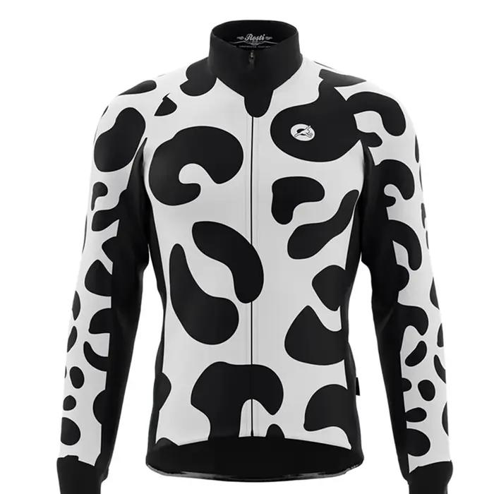 Rosti hiver cyclisme à manches longues thermique polaire vestes chaudes Traje Ciclismo Hombre Motocr