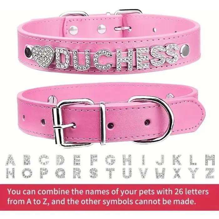 Collier personnalisé pour animaux de compagnie avec étiquette nominative personnalisée