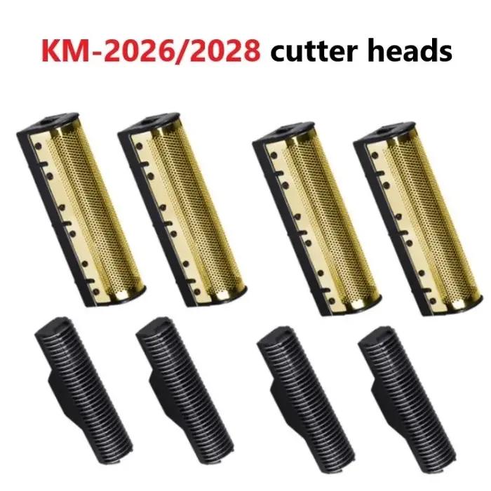 Lames de Rasoir Électrique Kemei en Or et Acier Inoxydable Compatible avec Rasoirs KEMEI KM-2026 KM-2028 Occasions Spéciales et Quotidiennes