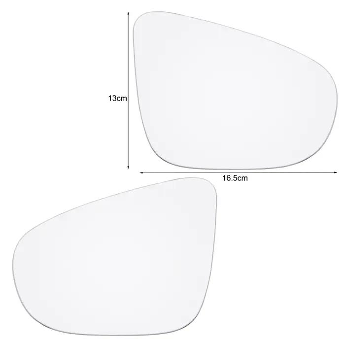 Rétroviseur Latéral Droit à Coller sur le Verre, Grand Angle Durable, pour VW Golf GTI 6 MK6 2008-20
