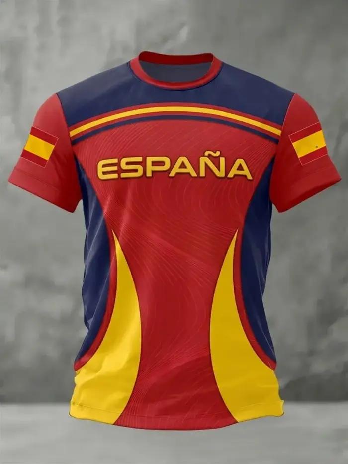 Maillots de football d'été 2026 Espagne pour hommes – T-shirts classiques à manches courtes God Spai