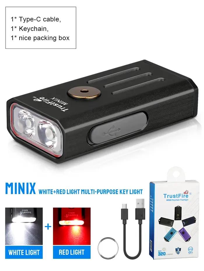 Mini lampe de poche LED aste USB