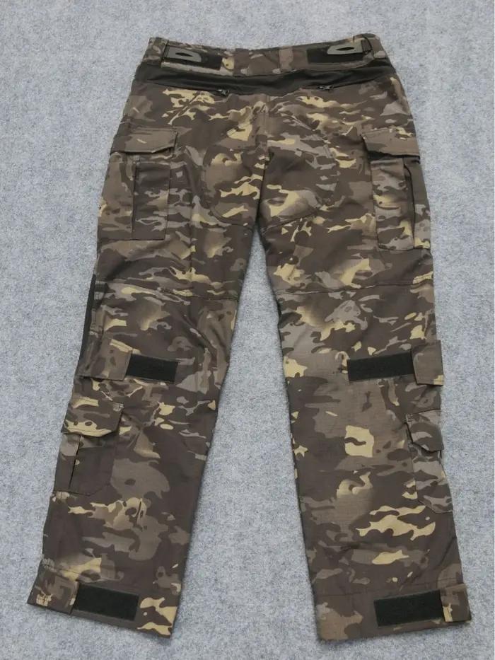 Pantalon tactique G3 combat avec protections genoux - Chasse camouflage résistant qualité