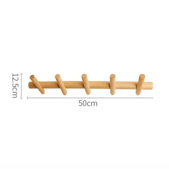 Cintre de rangement mural en bois massif