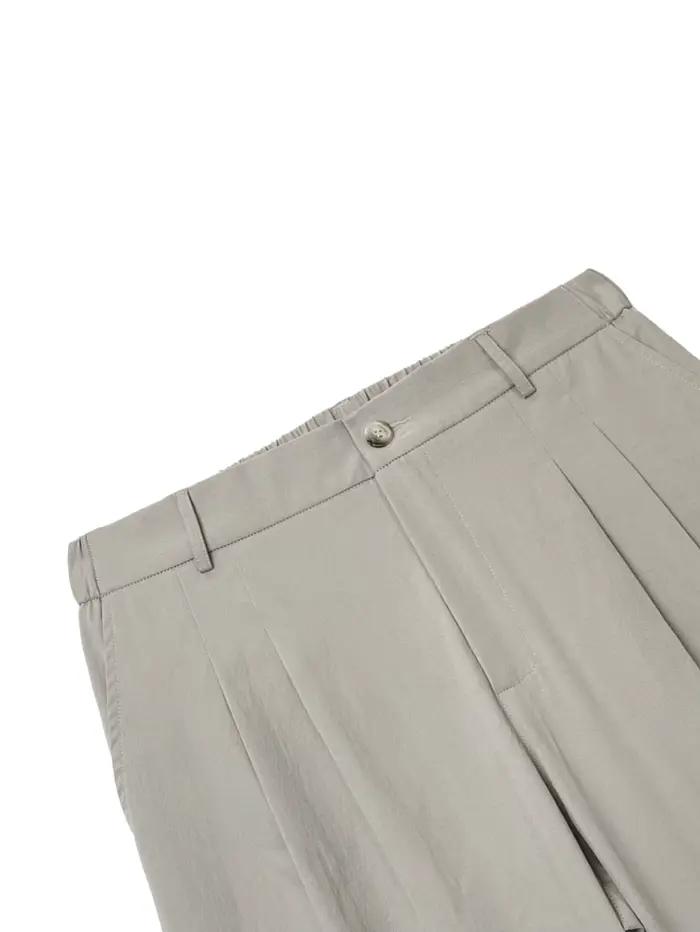 Pantalons de costume pour homme, style décontracté et formel, effet drapé élégant, tenue de travail