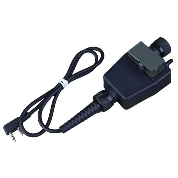 Emersongear pour TEA PTT interphone tactique fil de commutation pour Kenwood Version Radio Charge pr