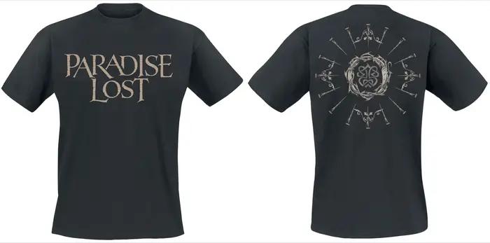 T-shirt Paradise Lost Draconian Times, T-shirt Doom Metal avec impression de la couverture de l'albu