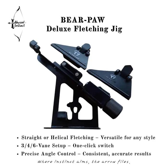 Gabarit de fletching de flèche pour flèches de chasse-outil réglable pour 3/4/6 palettes