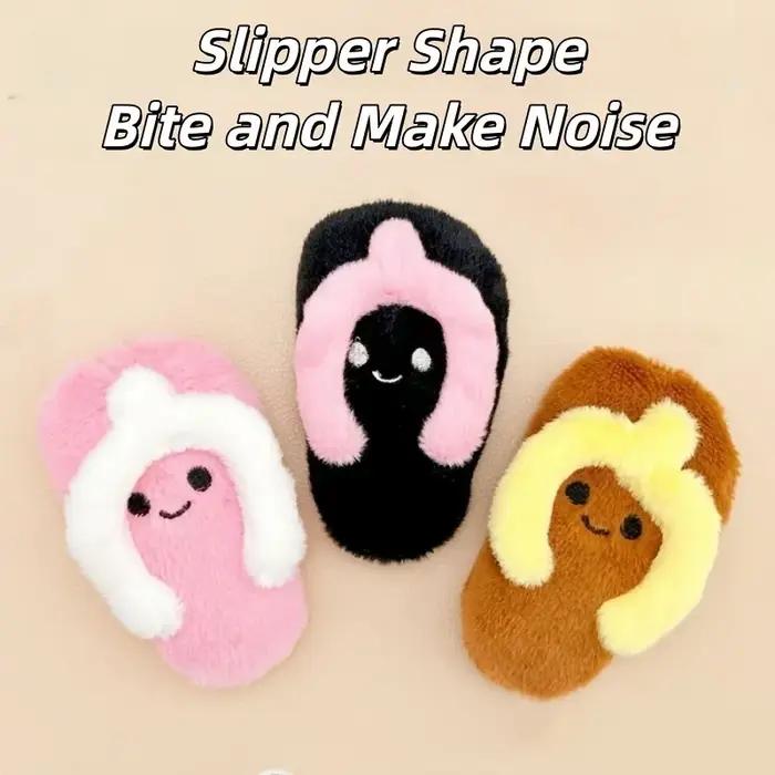 Pantoufle dentaire en mélange de polyester et polaire pour chiens de toutes races et tailles pour la dentition et l'entraînement