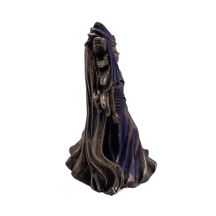 Hecate déesse grecque de la magie avec ses chiens Statue Figurine Art moderne résine sorcière sabot Sculpture maison salon décoration