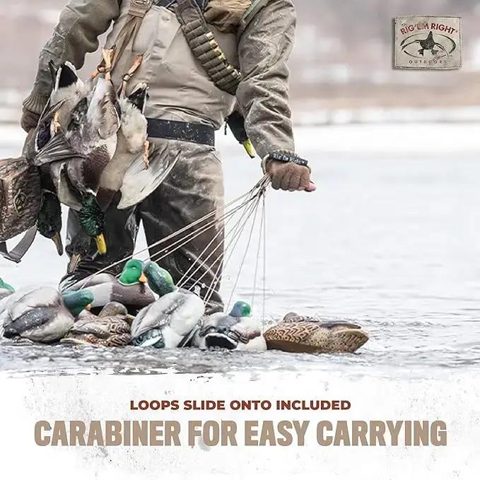 Ensemble leurres canards chasse gibier d'eau - Ligne 3M Outdoors accessoires ancres anti-embrouille