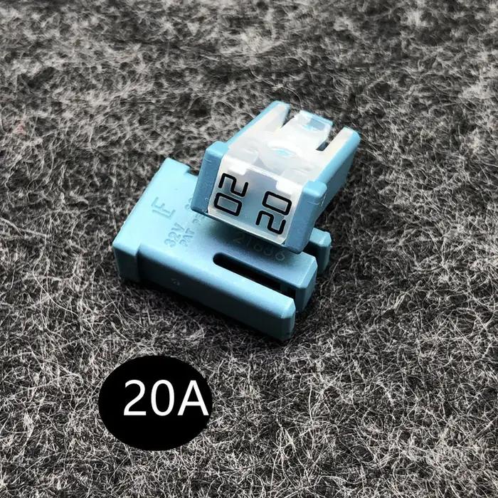 Fusible à cartouche en zinc pour voiture 6.3A 8A 12A 25A 30A 40A protection électrique sécurité routière installation facile