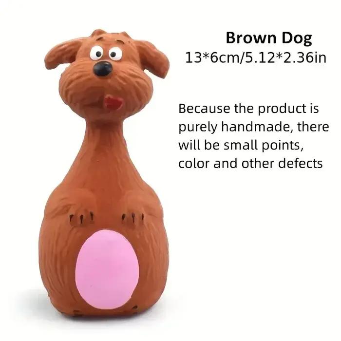 Jouets à mâcher en caoutchouc souple, quatre Styles, jeux de lancer interactifs grinçants, mignons et amusants, adaptés aux chiens de petite et moyenne taille
