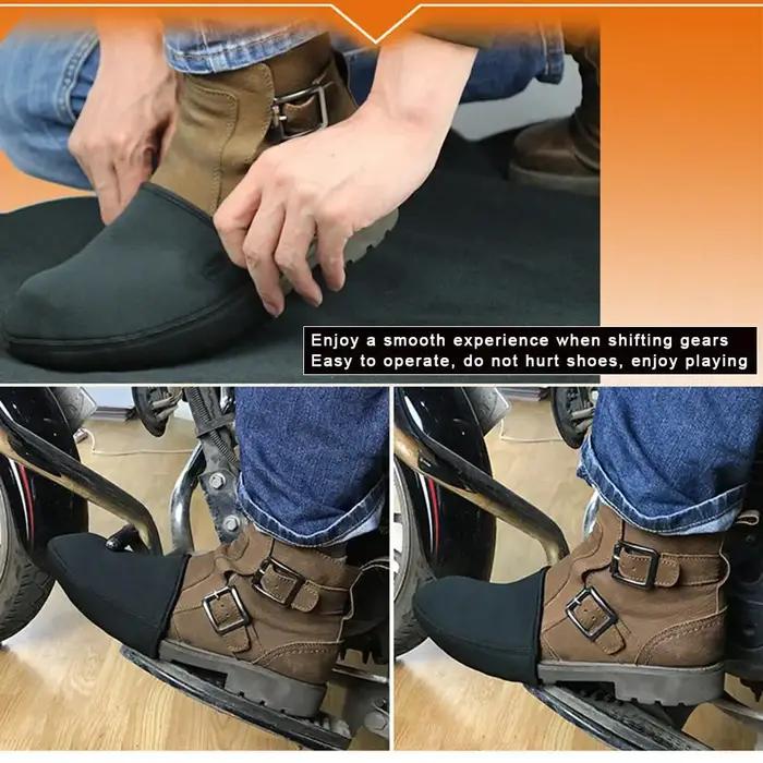 Protège-chaussures de moto antidérapant pour levier de vitesse, housse de protection imperméable pour botte de moto