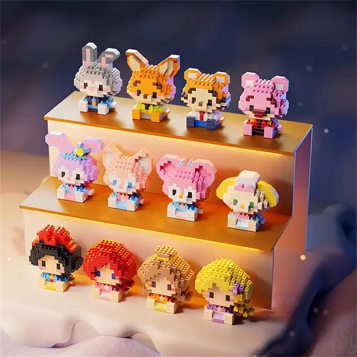 Blocs de construction, jouets de poupées, jeux éducatifs DIY, jeux de dessins animés, jeux d'anime,