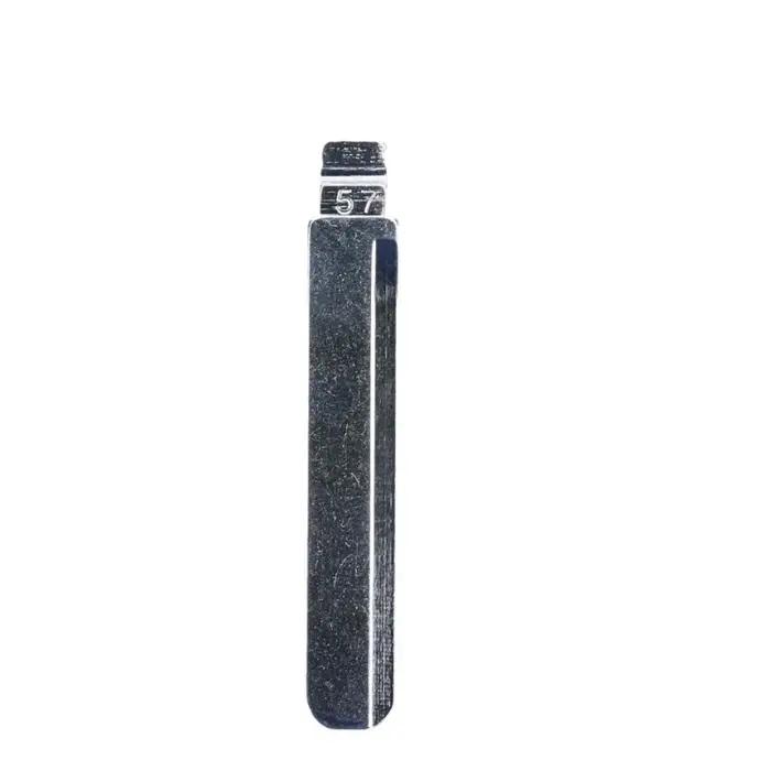 Lame de clé de voiture BYD01, 10 pièces/lot, KD 57 # Clé universelle vierge non coupée pour téléco