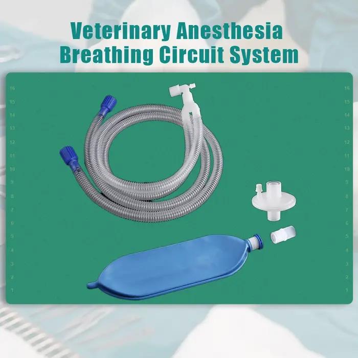 Ensemble Respiratoire d'Anesthésie Vétérinaire avec Sac et Filtre Bactérien Jetable pour Hôpitaux et Cliniques Vétérinaires Occasions Spéciales