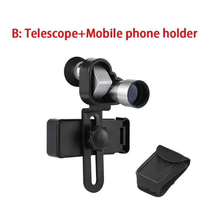 Monoculaire zoom 8x20 HD vision nocturne mini poche pour chasse camping randonnée observation oiseaux