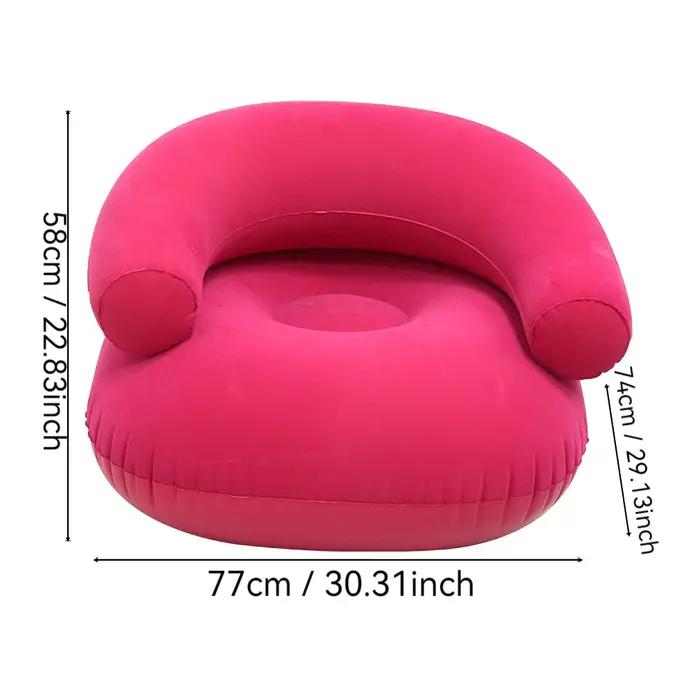 Chaise pouf confortable en plastique pour jardin détente bleu kaki rouge occassions spéciales extérieur modern design