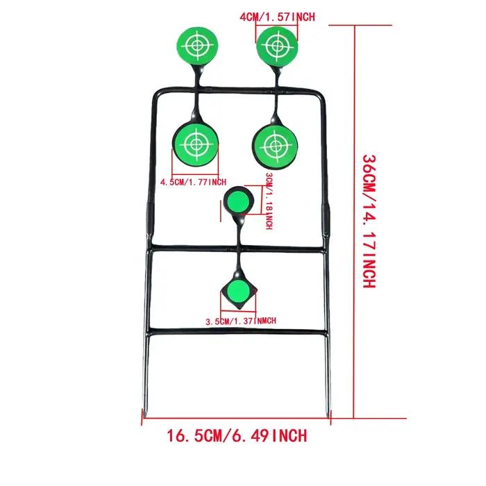 Cible de tir ronde cousue à double couche (convient à une utilisation intérieure et extérieure), idéale pour la pratique de la fronde.