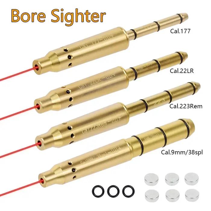 Objectif Laser tactique 9mm.22 22LR.177, calibre 12GA.223 223rem.308 5.45x39 9x19mm, capuchons à pression