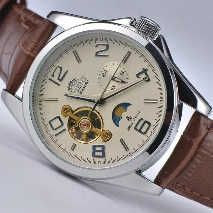 Montre homme Orient luxe qualité AAA multifonction automatique mécanique tourbillon acier